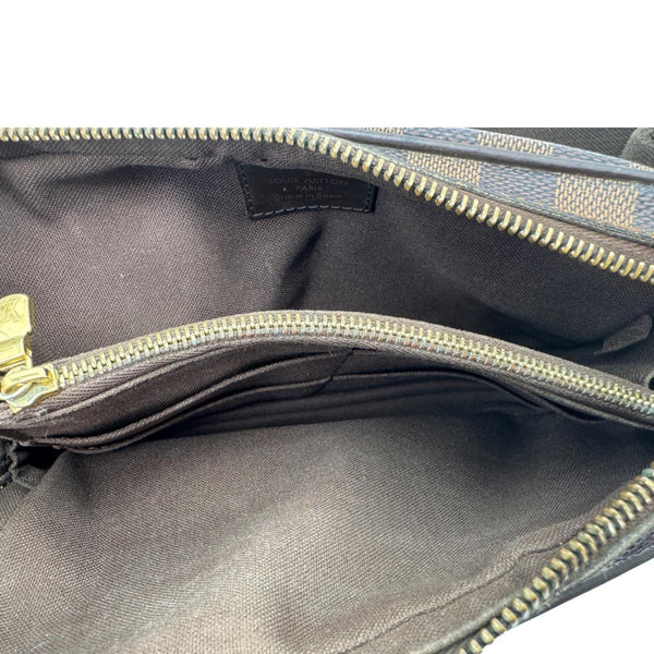 LOUIS VUITTON Brooklyn Damier Ebene Bumbag Brown