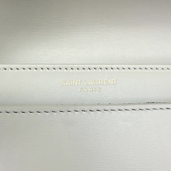 YVES SAINT LAURENT Solferino Small Calfskin Leather Shoulder Bag Beige