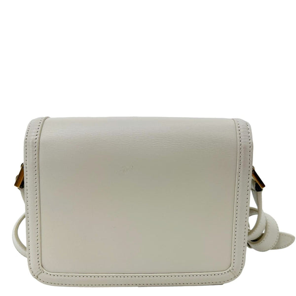 YVES SAINT LAURENT Solferino Small Calfskin Leather Shoulder Bag Beige