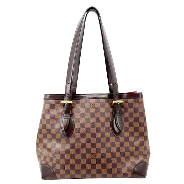 LOUIS VUITTON Hampstead MM Damier Ebene Shoulder Bag Brown