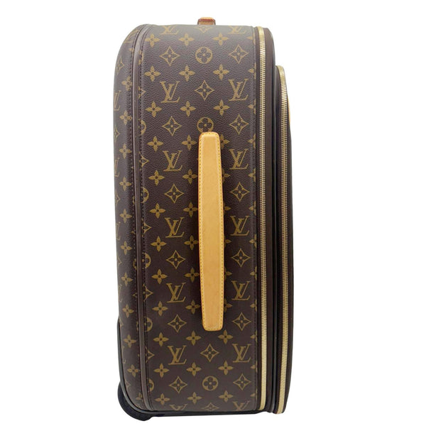LOUIS VUITTON Pegase 55 Business Luggage Monogram Canvas Travel Bag Brown