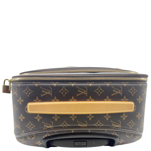 LOUIS VUITTON Pegase 55 Business Luggage Monogram Canvas Travel Bag Brown