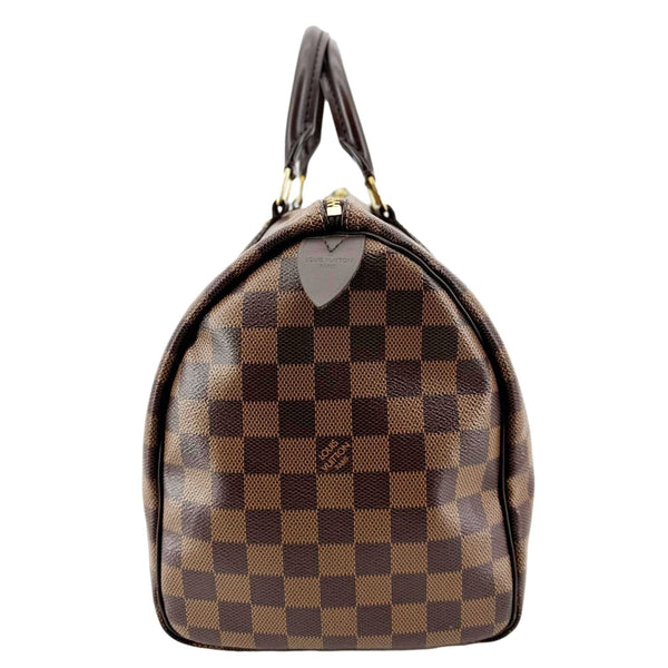 LOUIS VUITTON Speedy 30 Damier Ebene Satchel Bag Brown