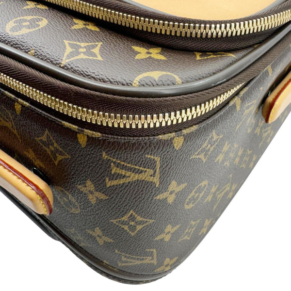 LOUIS VUITTON Pegase 55 Business Luggage Monogram Canvas Travel Bag Brown