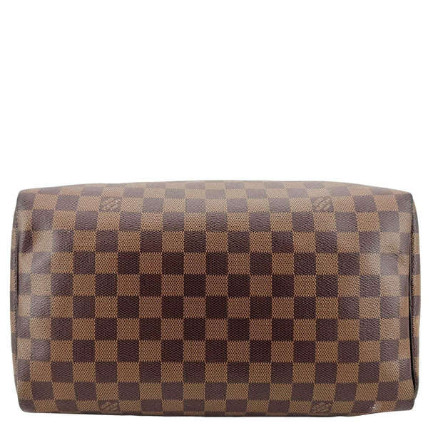 LOUIS VUITTON Speedy 30 Damier Ebene Satchel Bag Brown