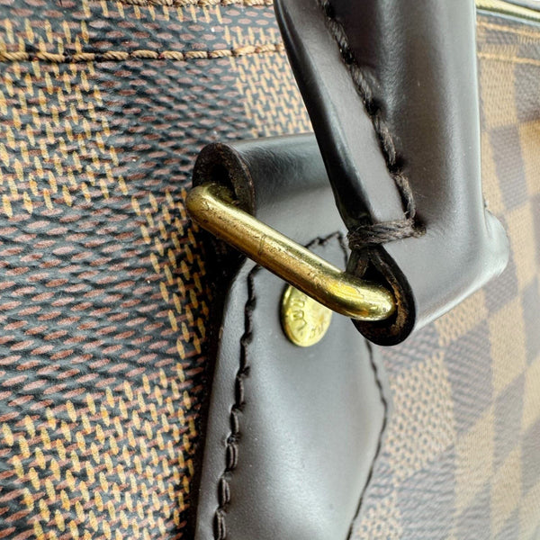 LOUIS VUITTON Speedy 30 Damier Ebene Satchel Bag Brown