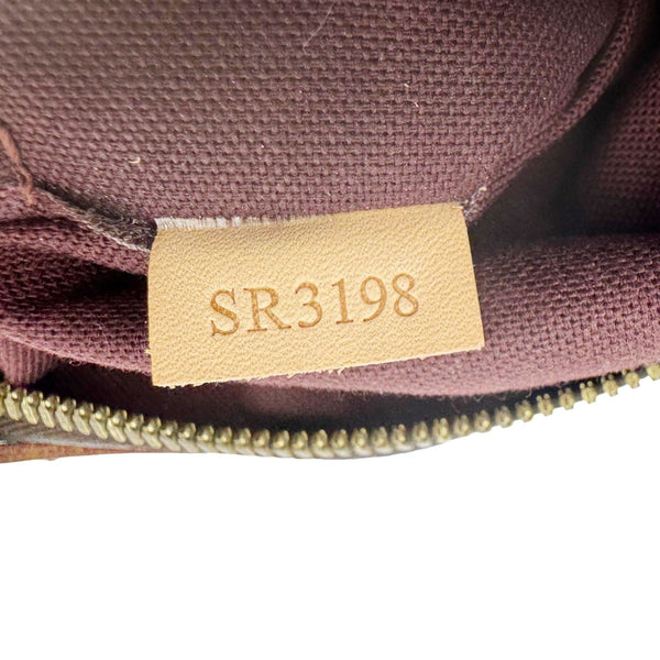 LOUIS VUITTON Turenne PM Monogram Canvas Shoulder Bag Brown