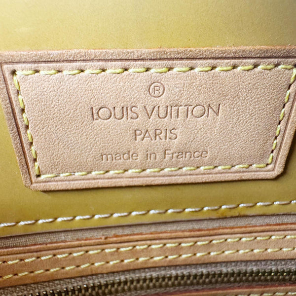 LOUIS VUITTON Perle Reade PM Monogram Vernis Tote Bag Gold