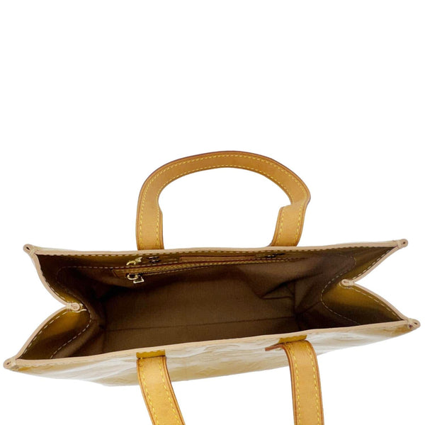 LOUIS VUITTON Perle Reade PM Monogram Vernis Tote Bag Gold