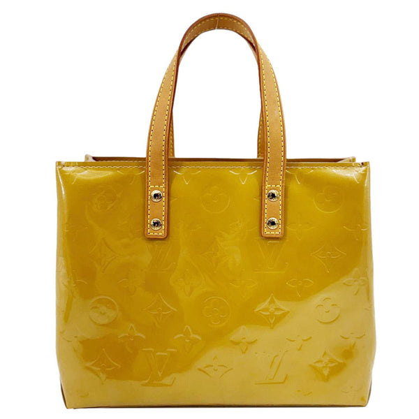 LOUIS VUITTON Perle Reade PM Monogram Vernis Tote Bag Gold