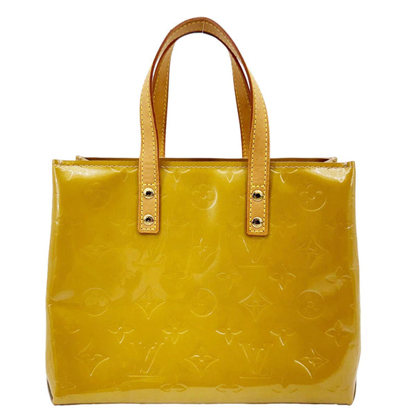 LOUIS VUITTON Perle Reade PM Monogram Vernis Tote Bag Gold