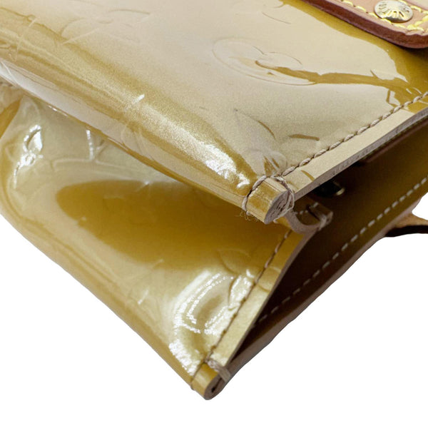 LOUIS VUITTON Perle Reade PM Monogram Vernis Tote Bag Gold