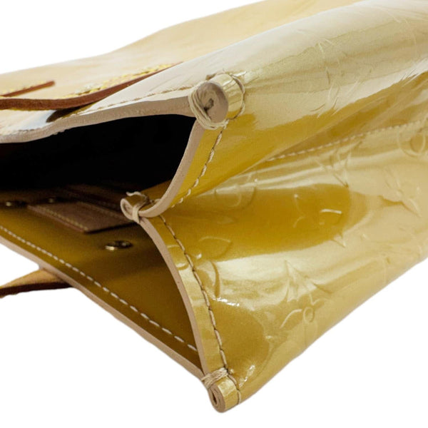 LOUIS VUITTON Perle Reade PM Monogram Vernis Tote Bag Gold