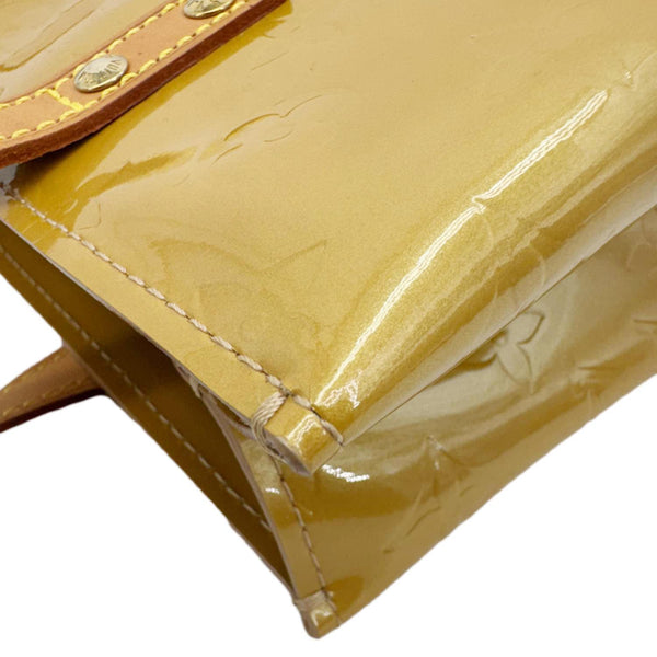 LOUIS VUITTON Perle Reade PM Monogram Vernis Tote Bag Gold