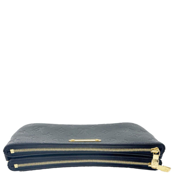 LOUIS VUITTON Liv Pochette Monogram Empreinte Leather Shoulder Bag Black