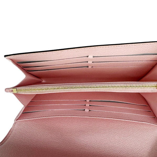 LOUIS VUITTON Sarah Fall For You Monogram Coated Canvas Wallet Black