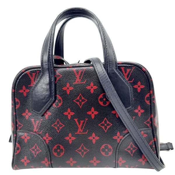 LOUIS VUITTON Dora BB Monogram Infrarouge Shoulder Bag Red
