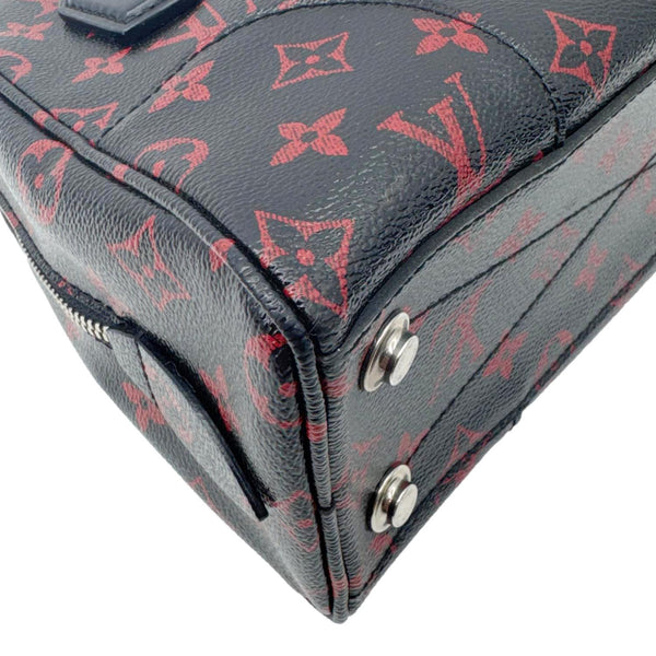 LOUIS VUITTON Dora BB Monogram Infrarouge Shoulder Bag Red