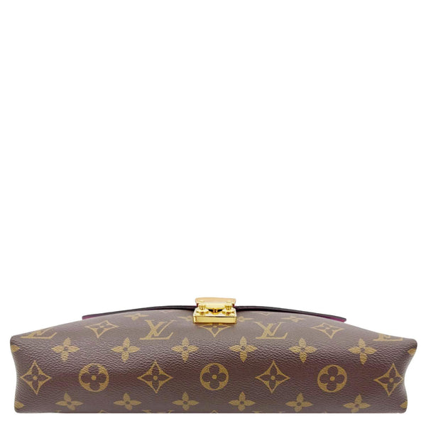 Louis Vuitton LOUIS VUITTON Pallas Chain Monogram Canvas Crossbody Bag Aurore