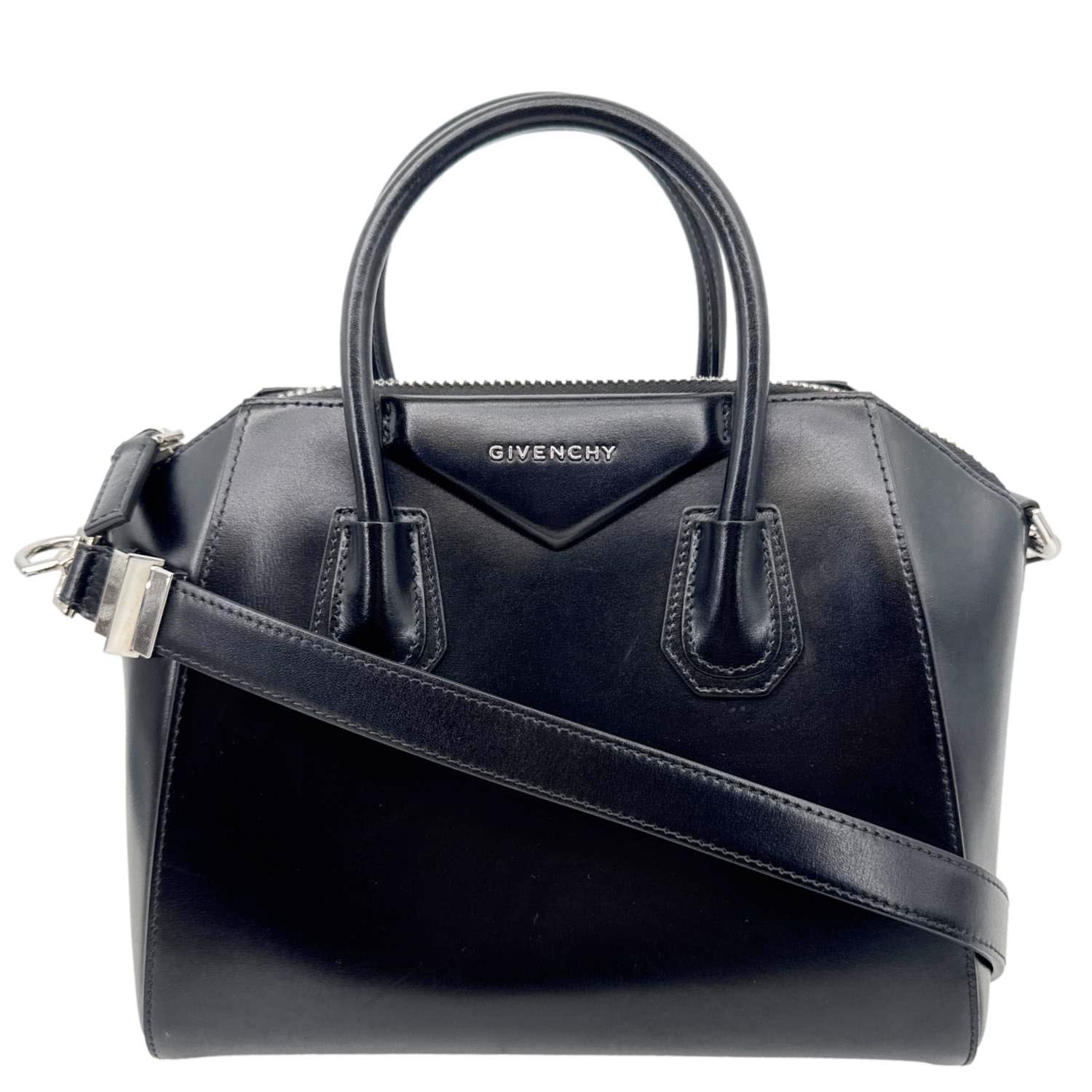 Givenchy Antigona Leather Satchel Shoulder Bag Black
