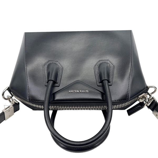 Givenchy Antigona Leather Satchel Shoulder Bag Black