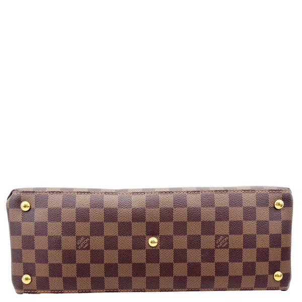 LOUIS VUITTON LV Riverside Damier Ebene Tote Bag Brown