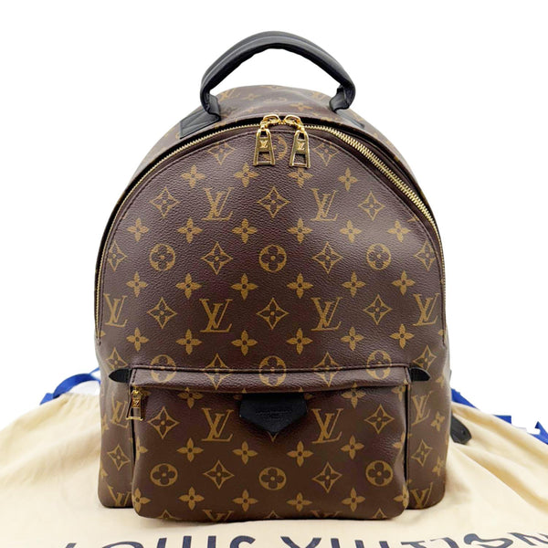 LOUIS VUITTON Palm Springs MM Monogram Canvas Backpack Brown