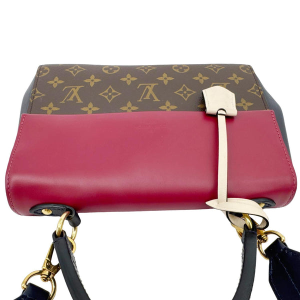 LOUIS VUITTON Cluny BB Monogram Canvas Shoulder Bag Maroon