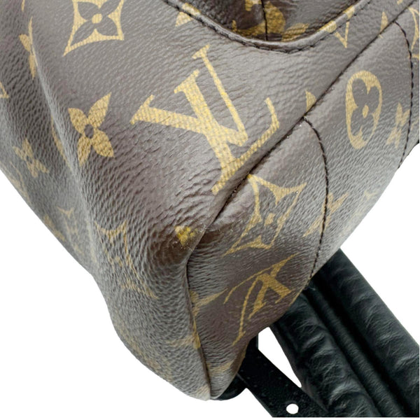 LOUIS VUITTON Palm Springs MM Monogram Canvas Backpack Brown