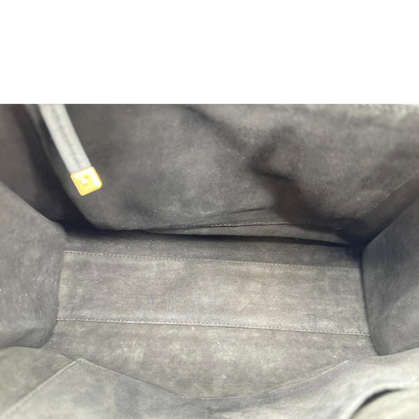 CHRISTIAN DIOR Dior Addict Leather Top Handle Crossbody Bag Black