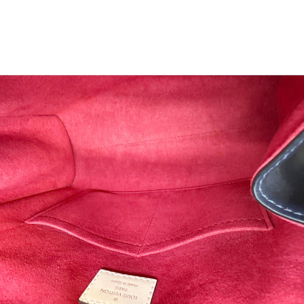 LOUIS VUITTON Cluny BB Monogram Canvas Shoulder Bag Maroon