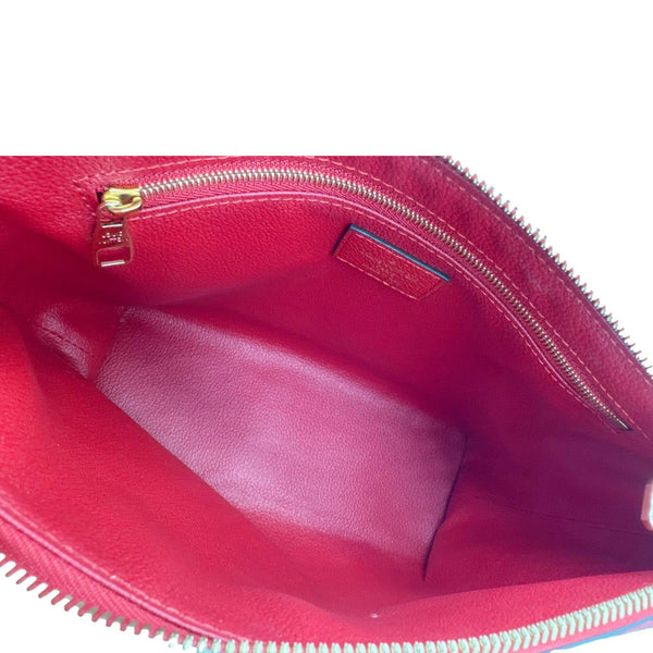 LOUIS VUITTON Pallas Beauty Case Monogram Canvas Pouch Cherry Red