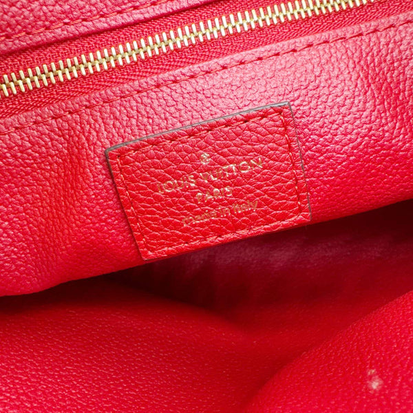 LOUIS VUITTON Pallas Beauty Case Monogram Canvas Pouch Cherry Red
