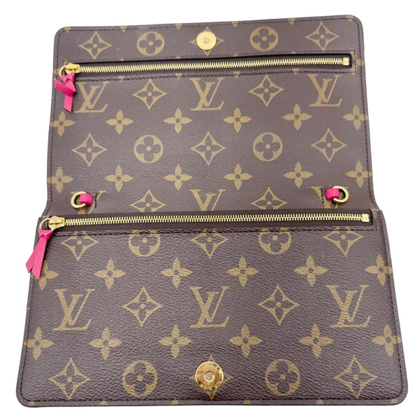 LOUIS VUITTON Summer Trunks Pochette Weekend Monogram Canvas Shoulder Bag Brown