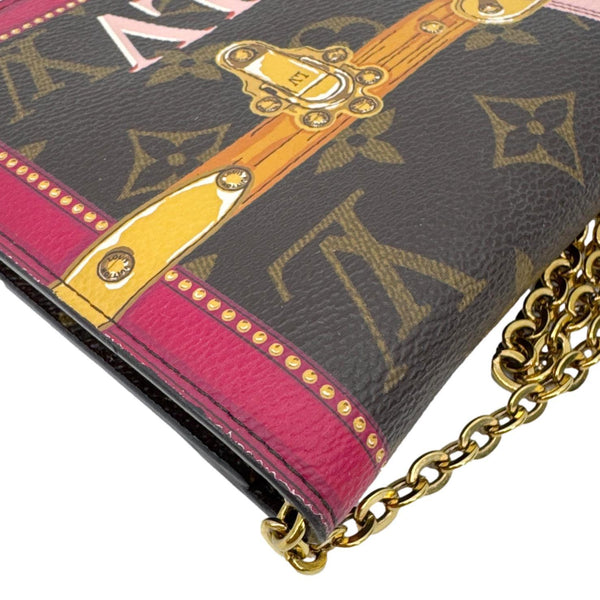 LOUIS VUITTON Summer Trunks Pochette Weekend Monogram Canvas Shoulder Bag Brown