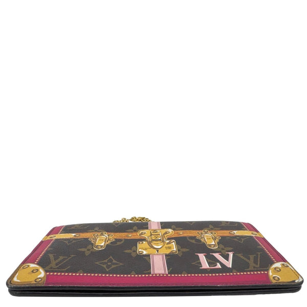 LOUIS VUITTON Summer Trunks Pochette Weekend Monogram Canvas Shoulder Bag Brown