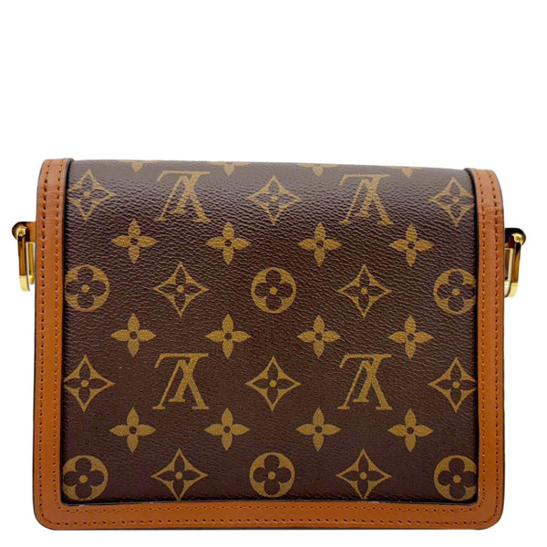 LOUIS VUITTON Dauphine Monogram Reverse Canvas Shoulder Bag Brown