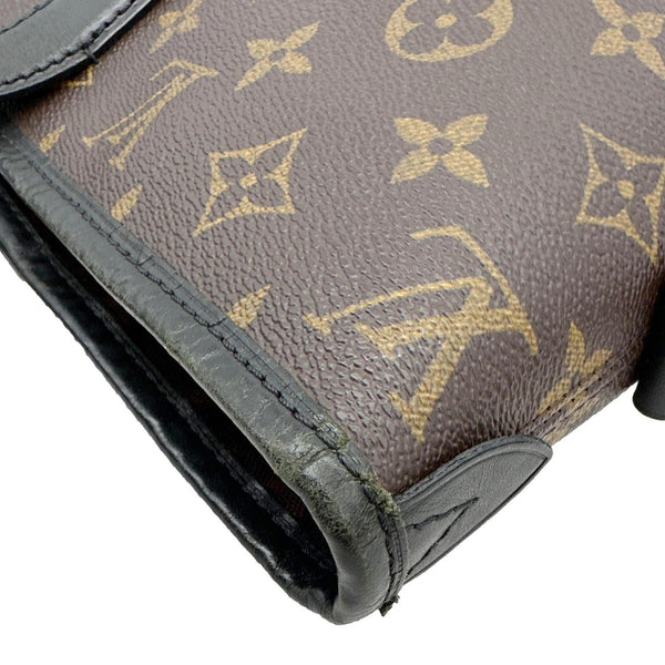 LOUIS VUITTON Davis Monogram Macassar Canvas Tote Bag Brown