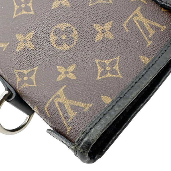 LOUIS VUITTON Davis Monogram Macassar Canvas Tote Bag Brown