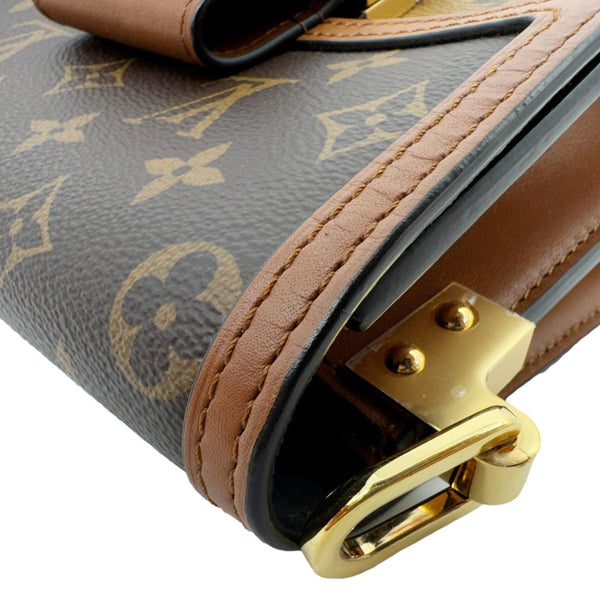LOUIS VUITTON Dauphine Monogram Reverse Canvas Shoulder Bag Brown