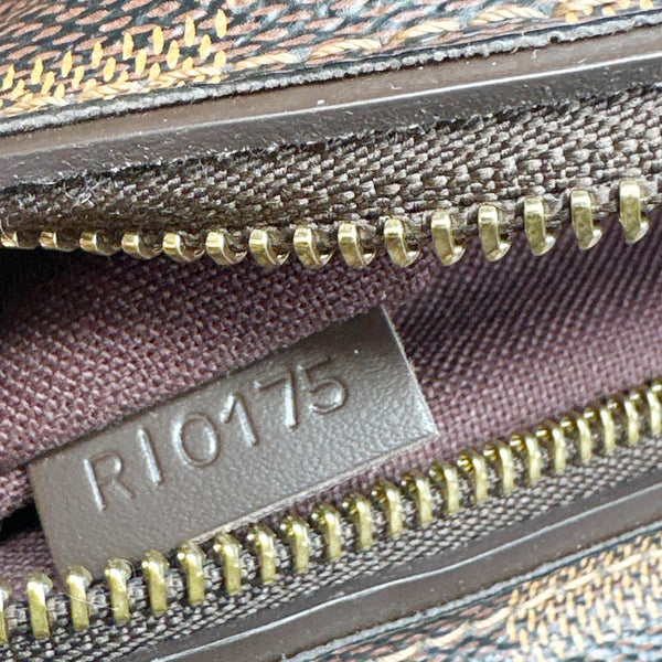 LOUIS VUITTON Hoxton GM Damier Ebene Crossbody Bag Brown