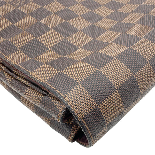 LOUIS VUITTON Hoxton GM Damier Ebene Crossbody Bag Brown