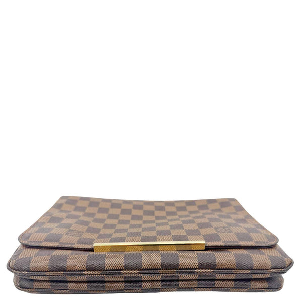 LOUIS VUITTON Hoxton GM Damier Ebene Crossbody Bag Brown