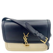 YVES SAINT LAURENT Solferino Medium Leather Shoulder Bag Black
