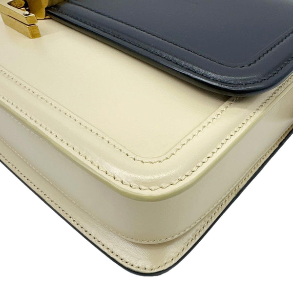 YVES SAINT LAURENT Solferino Medium Leather Shoulder Bag Black