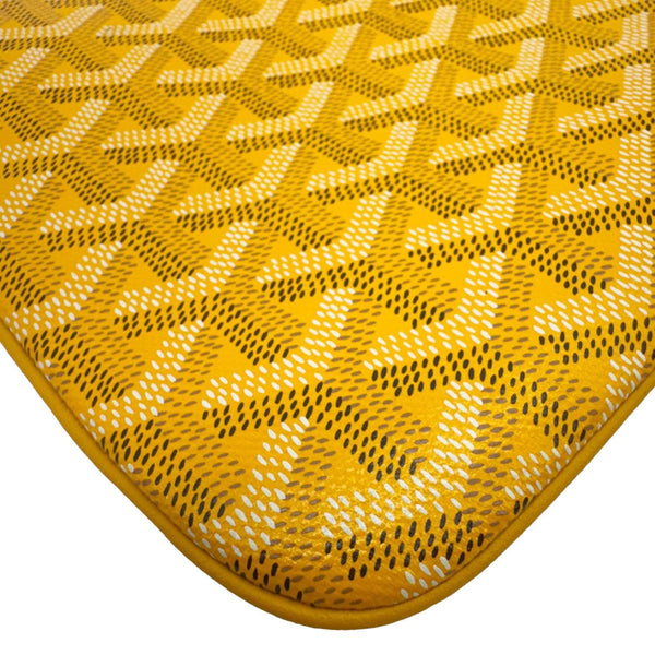 GOYARD Senat MM Canvas Zip Pouch Yellow