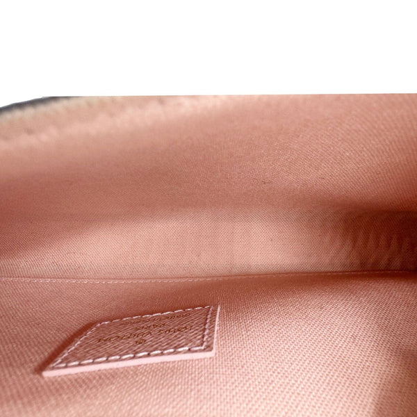 LOUIS VUITTON Felicie Pochette Lovely Birds Monogram Canvas Crossbody Bag Brown