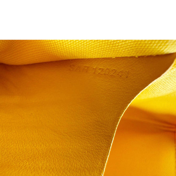 GOYARD Senat MM Canvas Zip Pouch Yellow