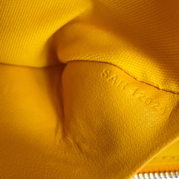 GOYARD Senat MM Canvas Zip Pouch Yellow