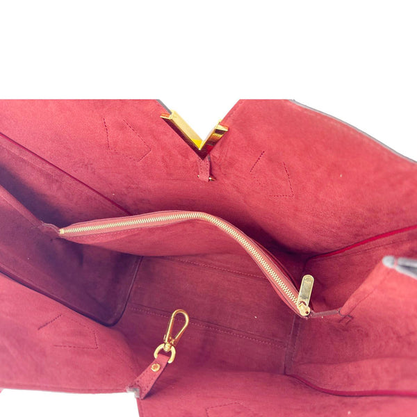 LOUIS VUITTON Kimono MM Monogram Canvas Tote Bag Red